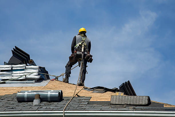 Professional Roof Replacement technician working in Enderlin, ND